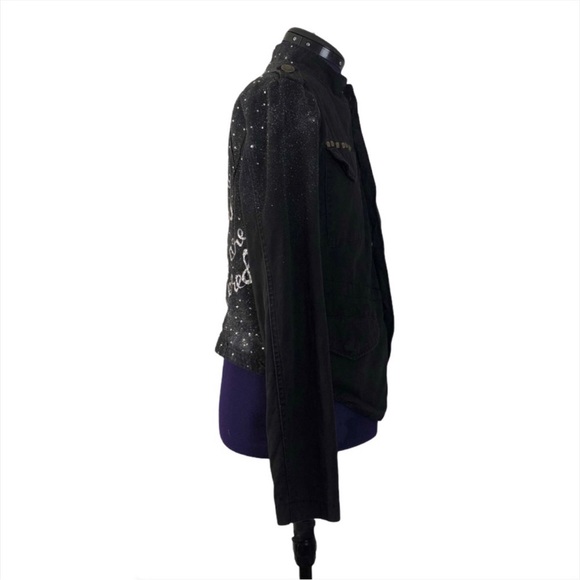 A Court of Thorns and Roses To the Stars that Listen Rhinestone Denim Jacket - Picture 4 of 16